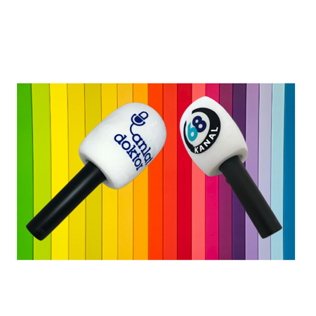 Mikrofon Süngeri Logo Baskısı