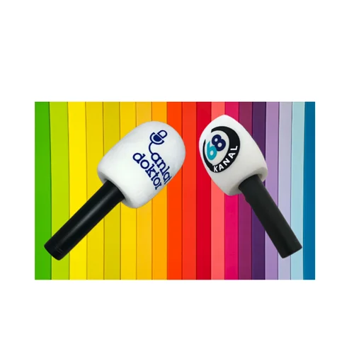 Mikrofon Süngeri Logo Baskısı