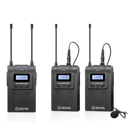 Boya BY-WM8 Pro Kit-2 Kablosuz Yaka Mikrofonu