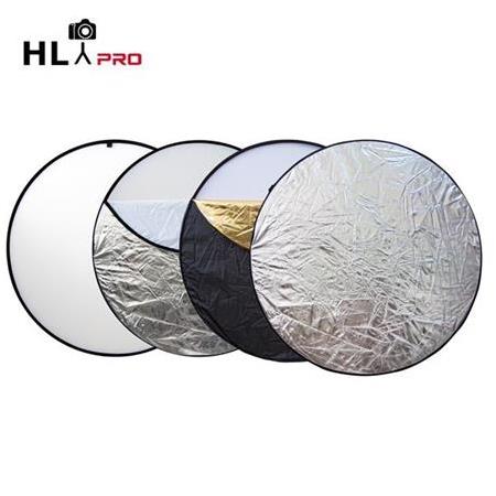 HLYPRO 80Cm Gümüş Renkli Reflektör, 5 In 1 Reflektör