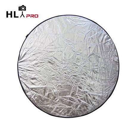 HLYPRO 80Cm Gümüş Renkli Reflektör, 5 In 1 Reflektör