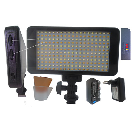 Led-228A Turuncu-Beyaz 228 Led Sony A7s Kamera Işığı