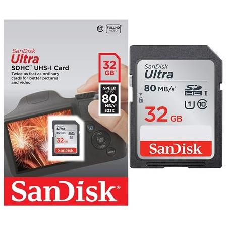 Panasonic AG-AJ8 Kamera İçin, İdeal Sandisk 32GB, 80MB/s Hafıza Kartı