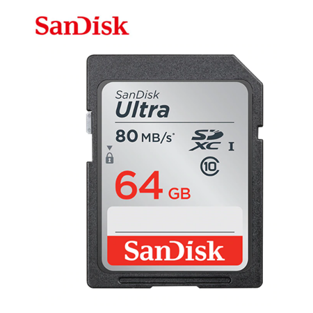 Sony Kartlı Kamera için İdeal Sandisk 64 Gb Class 10 SDHC Hafıza kartı