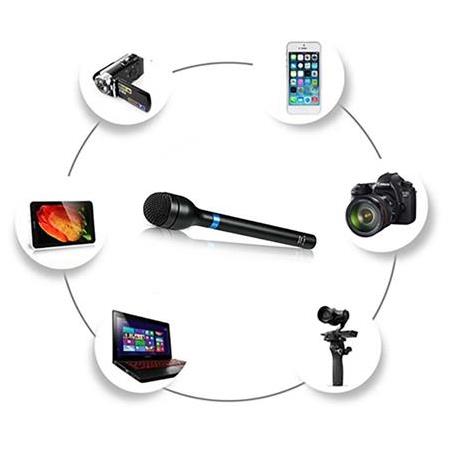 BOYA BY-HM100 Sony Mc2500 Kamera İçin İdeal El Mikrofonu