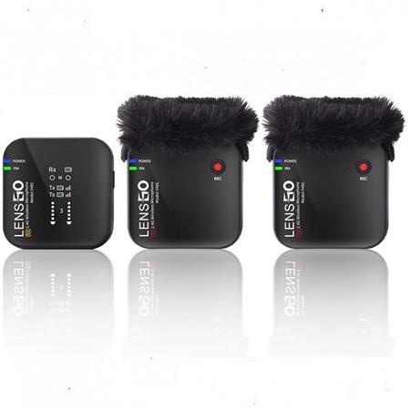 Lensgo 348C 1V2 Kablosuz İkili Mikrofon