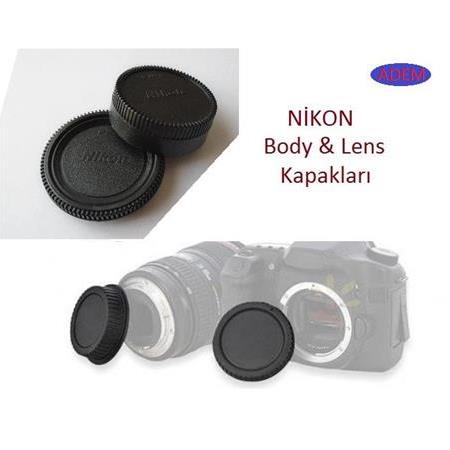 NİKON 18-55MM OBJEKTİF ARKA KAPAĞI NİKON 18-55 LENS KAPAĞI NİKON BODY ÖN KAPAK