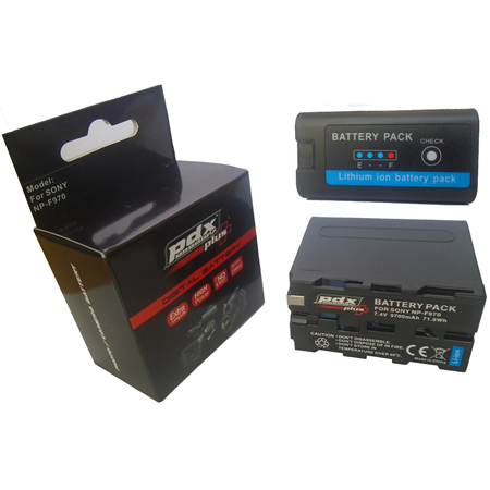 9700 mAh NP-F970 170 Led Işık Bataryası